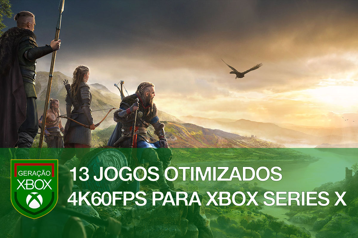 13 jogos Xbox Series X 4K60FPS